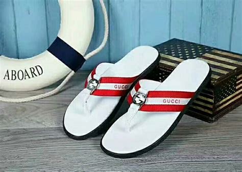 cheap white gucci flip flops